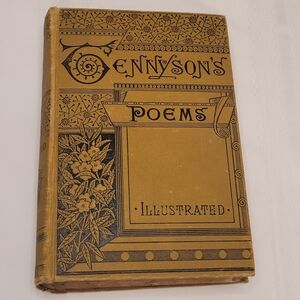 Tennyson's Poems Illustrated Vintage 1897 First Edition Complete Poetical Works